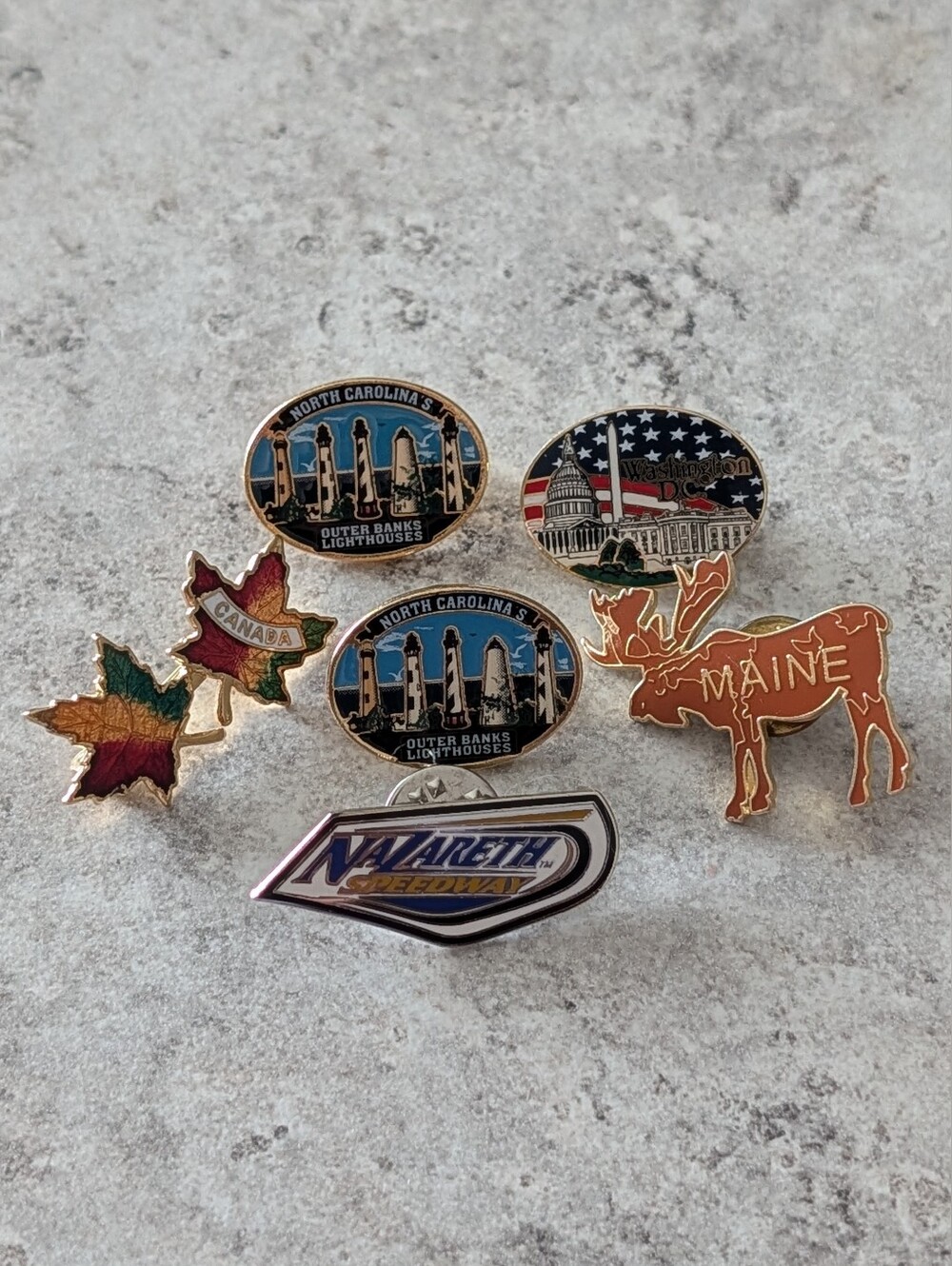 Mixed Collection Of Travel Tack Pins